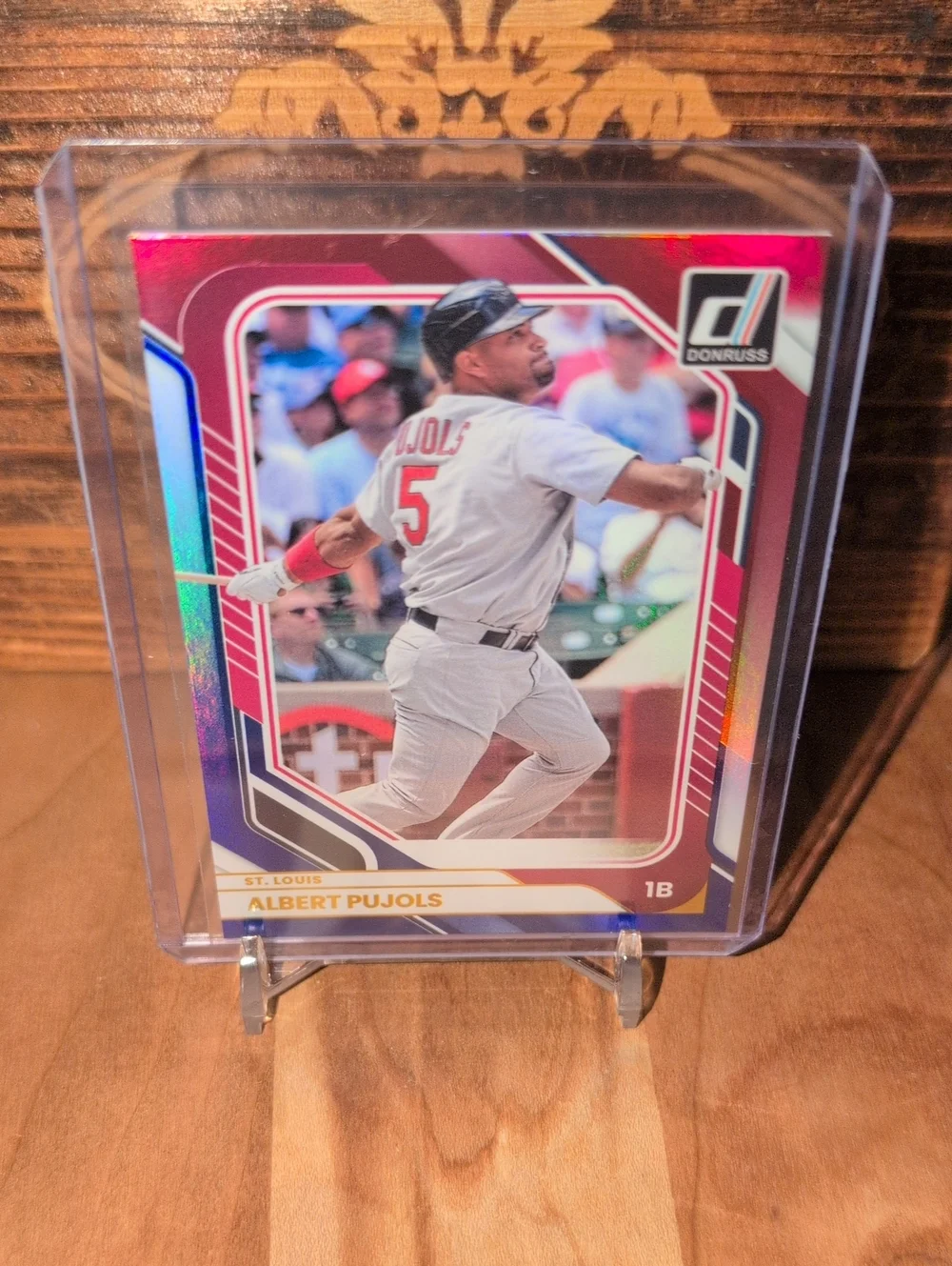 2026 Donruss Albert Pujols Red White Blue Cardinals HOF